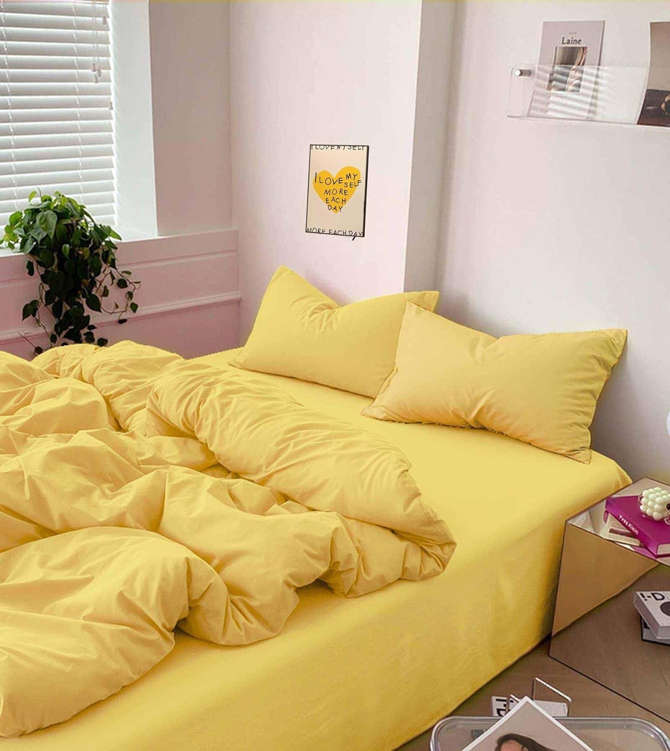 Nanko Queen Duvet Cover Set, Grey/Gray Boho Striped Print Pattern Microfiber Down Comforter Quilt Cover with Zip,Ties - Modern Farmhouse Style for Men Women,90x90 inch 3PC (Without Comforter)